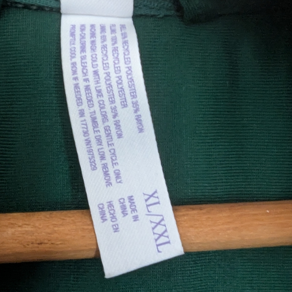 stars above quilted green robe nwt xl/xxl - Picture 5 of 9